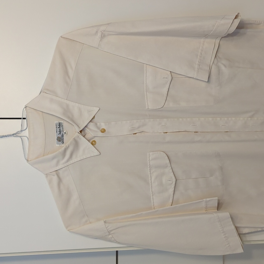 Stephens Brothers Short Sleeve Button Down Men's XL Made in Ireland